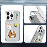 INF Prozoren ovitek za iPhone - Odporen na udarce, prozoren TPU & PC snemljiv ovitek iPhone 16 Plus, (21690723) Cene