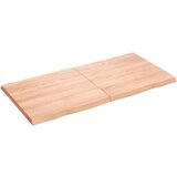 Stolna ploča svjetlosmeđa 120x60x4 cm od obrađene hrastovine | shoptok.hr