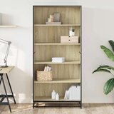 vidaXL Polica za knjige sonoma hrast 80,5x35x170,5cm konstruirano drvo | shoptok.hr