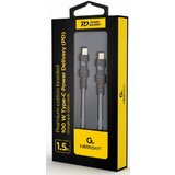 Gembird CC-USB2B-CMCM100-1.5M 100W Type-C Power Delivery (PD) premium charging & data cable, 1.5m | ePonuda.com