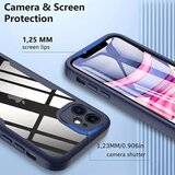 Techsuit ColorVerse 360 ​​Series obostrana zaštitna maska za iPhone 11 - crna | shoptok.hr