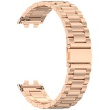 INF Združljivo s Huawei Band 11 / 11 Pro tridelna zapestnica iz nerjavečega jekla, več barv, nastavljiva 17,8 cm x 2,08 cm rožnato zlato, (5000264050) | Shoptok.si