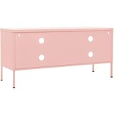 vidaXL TV ormarić ružičasti 105 x 35 x 50 cm čelični | shoptok.hr