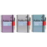  Spiralna bilježnica Pukka Pad Project Book Metalik, A5 crte | shoptok.hr