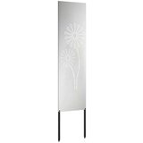 vidaXL Privatnost u vrtu Rezbarija Srebrno 32 x 140 cm Pocinčani čelik | shoptok.hr