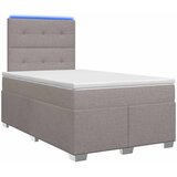  Boxspring krevet s madracem Sivosmeđa 120 x 190 cm Tkanina | shoptok.hr