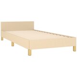  Okvir kreveta bez madraca Krem 80x200cm Tkanina | shoptok.hr