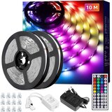  10m Set LED trak RGB IP20 - 2x5m 44 tipk + napajalnik Cene