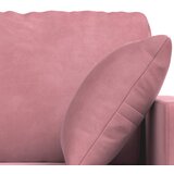  Set sofe 2 pcs Ružičasta 138 x 78 x 80 cm Baršun | shoptok.hr
