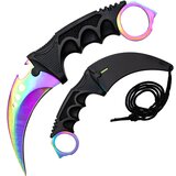  Zunanji nož Karambit YN-42089 - Večbarvna u