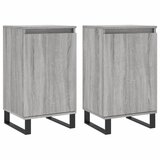 Maison Chic Komoda - Predalnik 2 kosa siva sonoma 40x35x70 cm inženirski les, (21718711) Cene