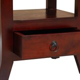  Noćni ormar Smeđa 40 x 40 x 45,5 cm Čvrsto mahagonijsko drvo | shoptok.hr