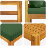  Modularni set za vrt s 5 komada Prirodna Čvrsto drvo akacije | shoptok.hr