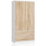 AKORD CABINET S90 2D 2SZ CLP PK BELA / SONOMA, (21713841) Cene