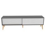 Hanah home tv polica riso anthracite white | ePonuda.com