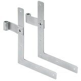 STABILIT Okov za drvene grilje (D x Š x V: 30 x 200 x 250 mm, Montaža: Iznad) | shoptok.hr