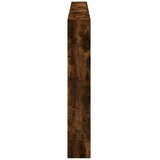 Ormarić za uzglavlje LED boja dimljenog hrasta 220x17x102 cm | shoptok.hr