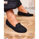 Resti Black women's moccasins with zircons Bretika - Footwear | shoptok.hr
