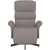  Fotelj z oporo za noge taupe blago, (20929408) | Shoptok.si