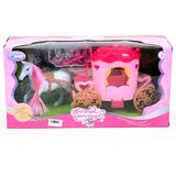 Magic Toys Komplet pink kočije s konjem | Shoptok.si