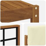  Set vanjskih sofa 6 kom. Prirodna i krem | shoptok.hr