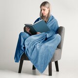 DecoKing Temno modra odeja iz mikrovlaken Mic, 160 x 210 cm | Shoptok.si