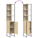 Set namještaja za kupaonicu 4 pcs sonoma hrast Srednja | shoptok.hr