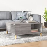 vidaXL Stolić za kavu boja sivog hrasta 80x80x36 5cm konstruirano drvo Cijene
