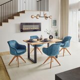 Zandiara jedilna miza canu, divji hrast, 140x90 | Shoptok.si