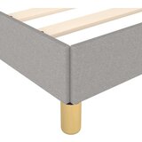  Za krevet s uzglavljem svjetlosivi 80 x 200 cm od tkanine | shoptok.hr