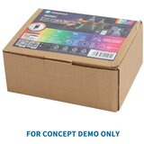  Aigostar-LED Spolja&amp;scaron;nja božićna dekoracija 260xLED/8 funkcija, 1,2 m, IP44, topla bela, snegović Slike