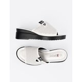 SEASTAR White openwork platform flip-flops | shoptok.hr