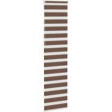Zebra zavjesa smeđa 55x230 cm širina tkanine 50,9 cm poliester | Shoptok.si