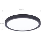  Brilagi-LED prigušiva svetiljka ESTELA LED/36W/230V 3000-6500K prečnik 30 cm crna+daljinski upravljač | Eponuda.com