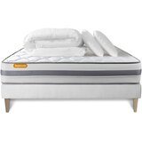 Septnuits Celoten paket za posteljo - Vzmetnica 200x200 cm + Vzmetnica z letvami (komplet) + 2 vzglavnika + Prevleka - Memo Spring, (21613921) Cene
