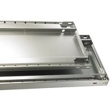eurokraft pro Dodatna pocinkana polica, višina roba 40 mm, DE 2 kosa, ŠxG 1000 x 400 mm | Shoptok.si