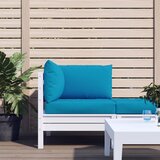  Jastuci za sofu od paleta 3 kom svjetloplavi od tkanine | shoptok.hr