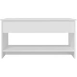  Stolić za kavu bijeli 102x50x52,5 cm od konstruiranog drva | shoptok.hr