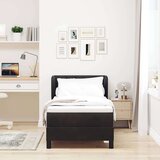 vidaXL Boxspring - Krevet s oprugama i madracem tamno sivi 80x200 cm baršun Crna | shoptok.hr