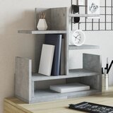 Furnova Organizator za pisalno mizo betonsko siv 49x20x52,5 cm inž. les, (21925148) Cene