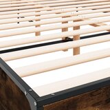  Okvir za krevet boja hrasta 150x200cm konstruirano drvo i metal | shoptok.hr