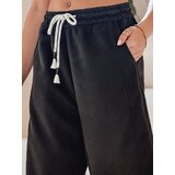 DStreet Spodnie damskie dresowe wide leg DRESMOOD PREMIUM czarne | Shoptok.si
