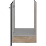 Flex-Well Spodnja Omarica Za Korito Capri, Črna, Hrast | Shoptok.si