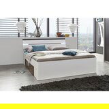 MID.YOU postelja s predalom 180 cm x 200 cm , antracit, bela | Shoptok.si