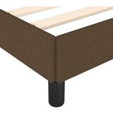  Posteljni okvir temno rjav 100x200 cm blago | Shoptok.si