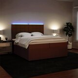  s oprugama i madracem ružičasti 200x200 cm baršunasti | shoptok.hr