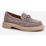 S. BARSKI Women's Suede Moccasins with Flat Heel and Decoration D&A | shoptok.hr