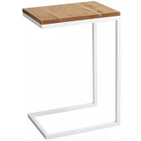Custom Form Stranska mizica z belo konstrukcijo Lupe