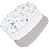 Medi Partners 3 – Pak – Fitted sheet for stroller – cotton – Ocean – White – Gray Cijene