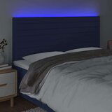  Uzglavlje plavo 160x5x118/128 cm od tkanine | shoptok.hr
